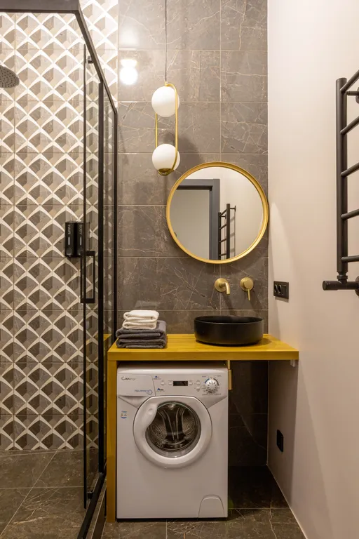 Современная студия с балконом и панорамными окнами у острова Канта