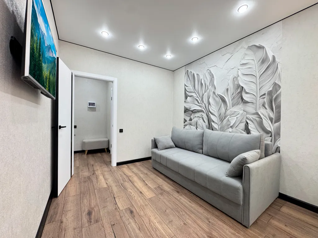 Евродвухкомнатная квартира с дизайнерским ремонтом