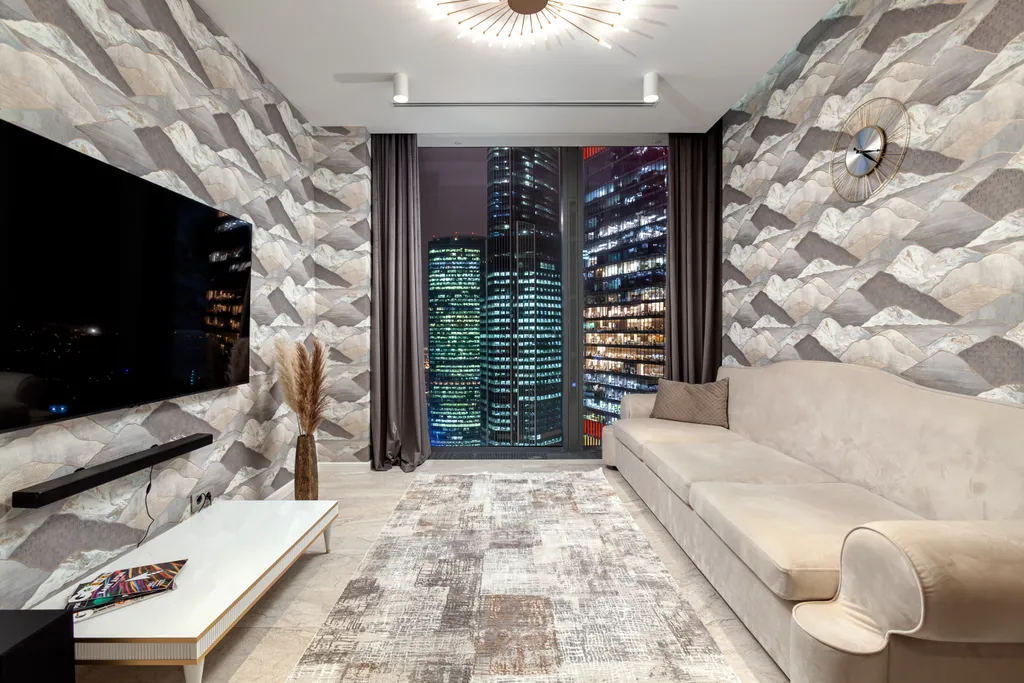 Трёхкомнатный апарт на 40 этаже