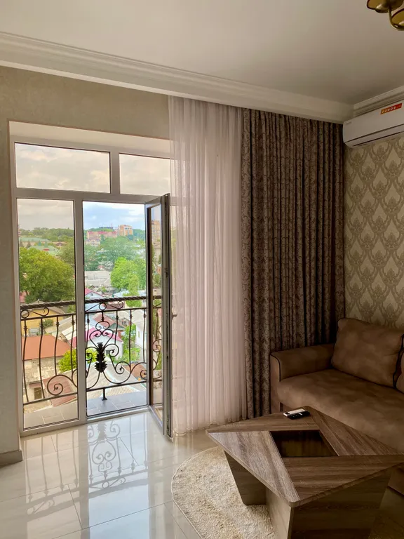 Просторная квартира с видом на горы в центре города