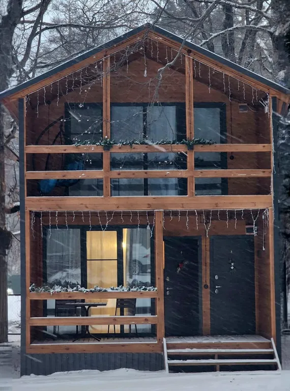 Двухэтажный коттедж 100 кв. м. Snow White Arkhyz — аренда посуточно в Архыз