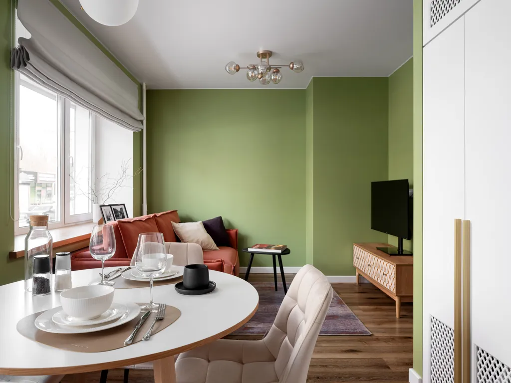 Квартира Квартира Стильная евродвушка в Пресненском районе у метро Белорусская — Москва