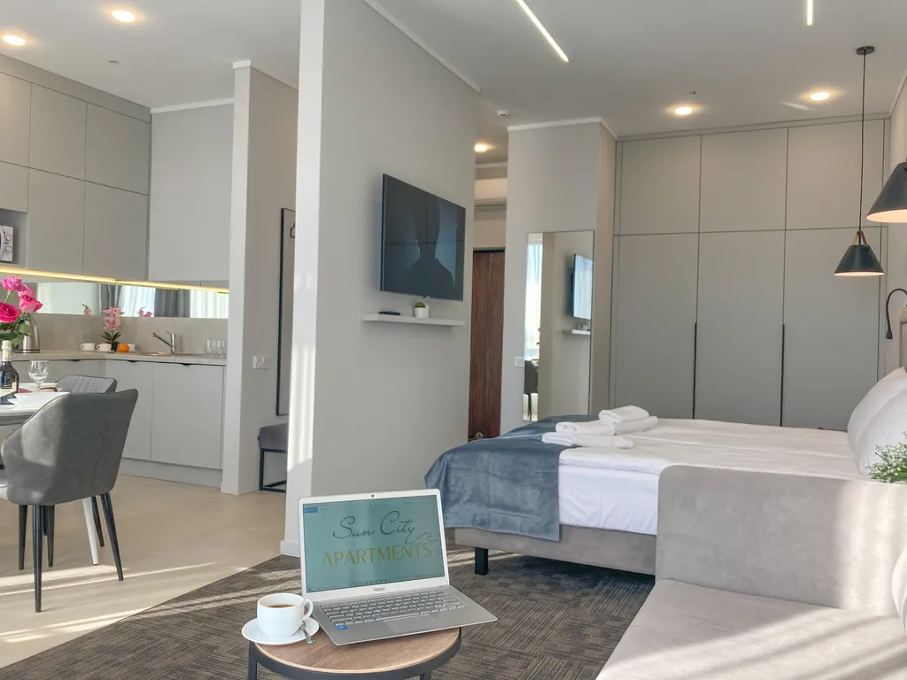 Квартира Квартира Сан Сити 1 в здании с Baltik spa на 9 этаже — Светлогорск