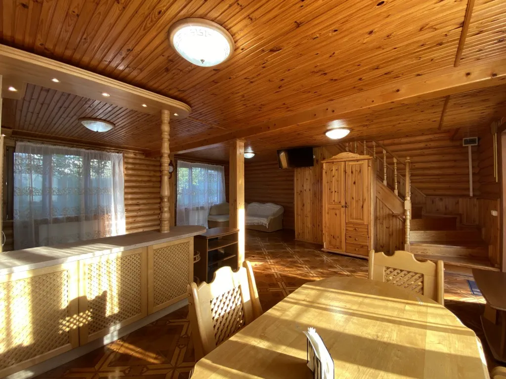 Сруб c бассейном и сауной