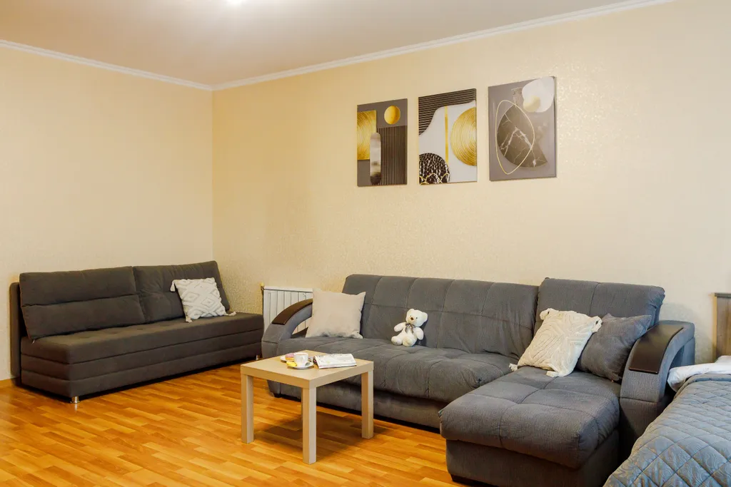 Квартира Современная двухкомнатная квартира с видом на Волгу 110 м — Самара