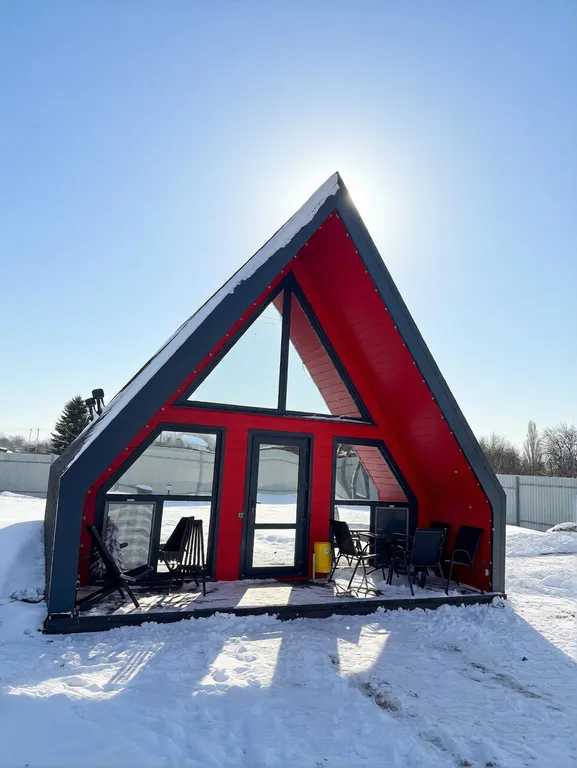 Коттедж А-Фрейм за городом для семейного отдыха — аренда посуточно в Белгород