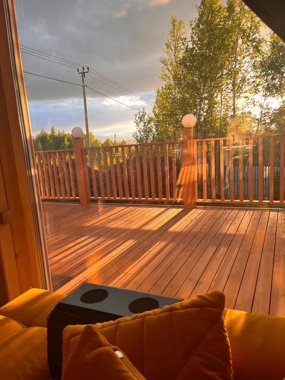 Домик а-фрейм на участке 10 соток