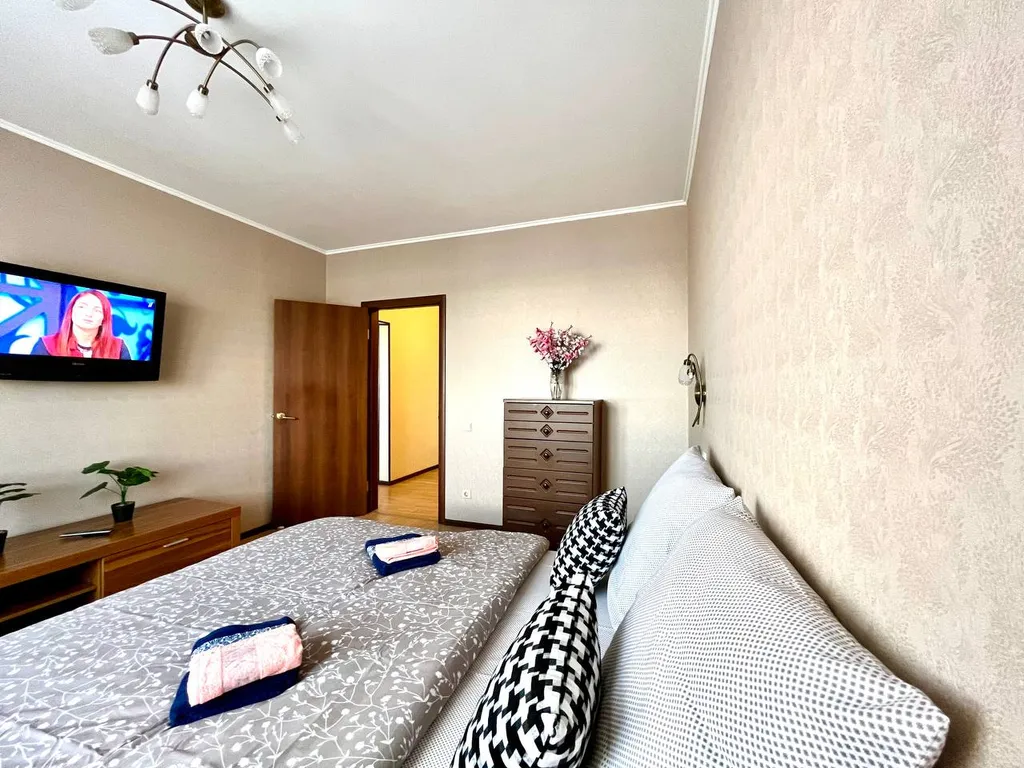 Просторная 1-комнатная квартира для 1-4 гостей у Шереметьево