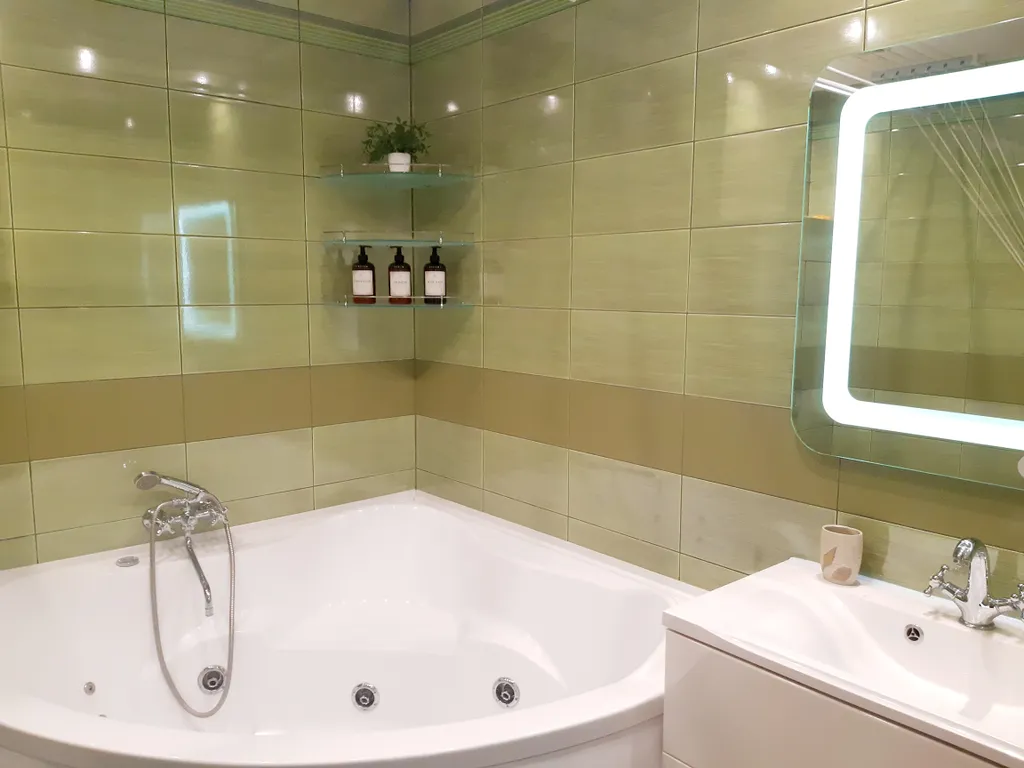 Квартира с джакузи и потрясающим видом на лес