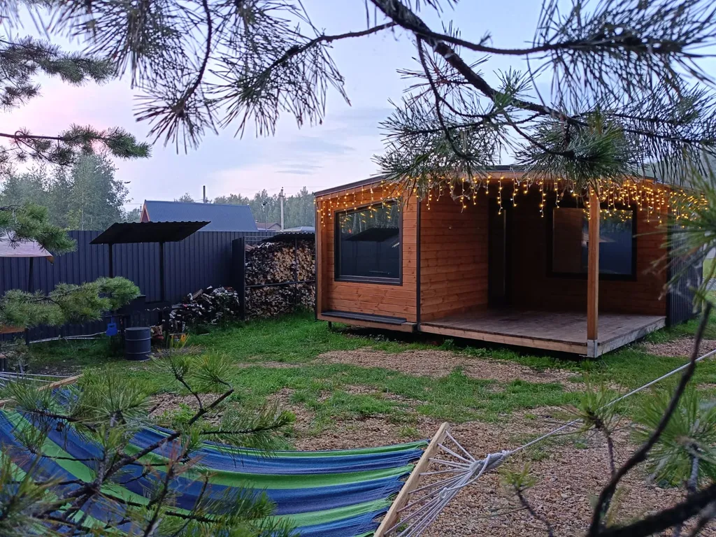 Уютный домик с видом на лес, на озере Увильды