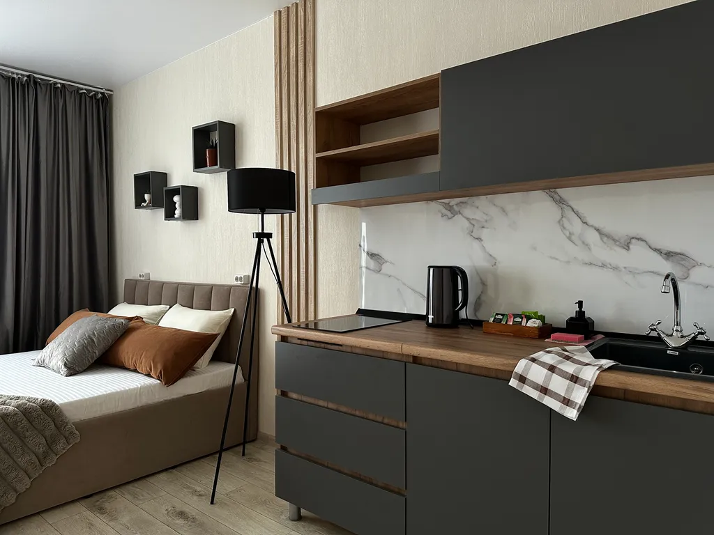 Квартира Квартира Современная студия в ЖК Преображенский — Красноярск