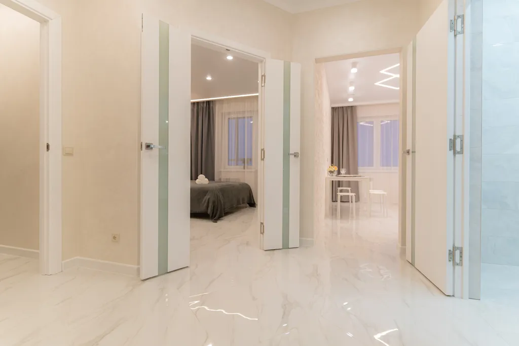 Однокомнатный апартамент с красивым видом на город