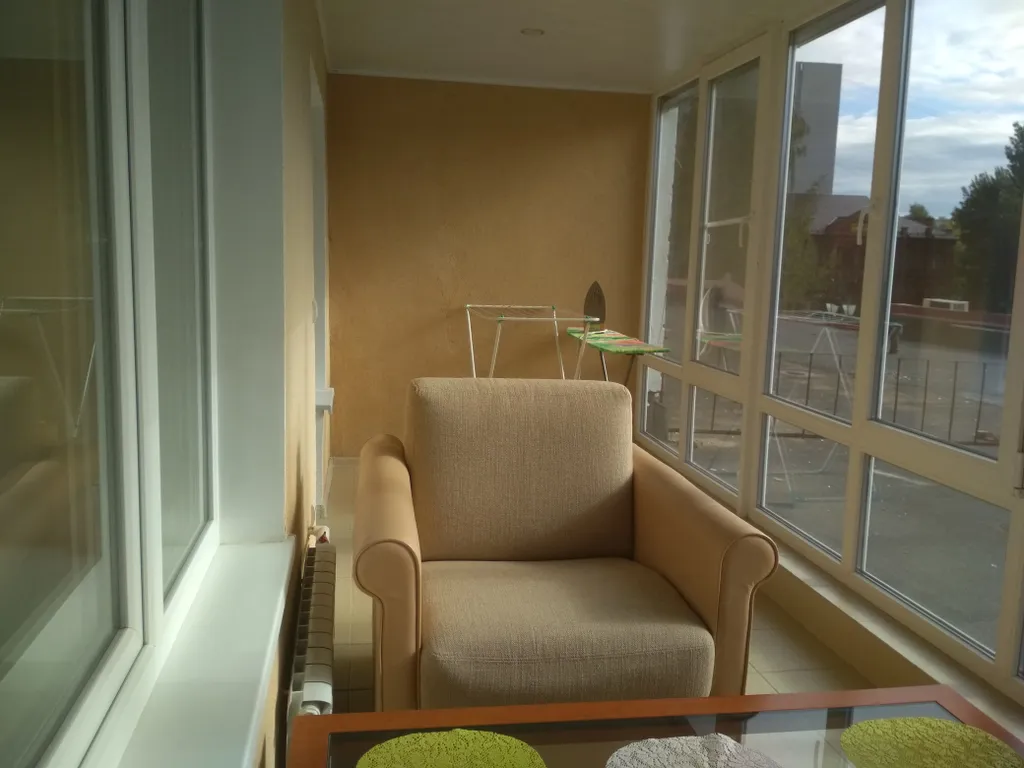 Апартаменты 40 м  с уютным балконом.