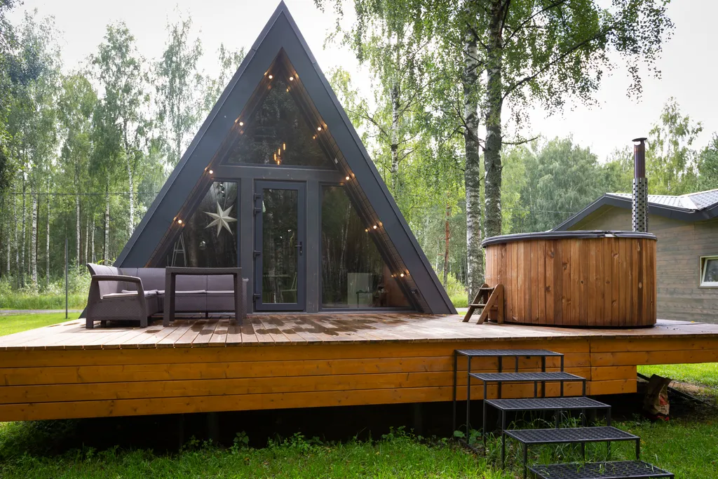 A-Frame с купелью