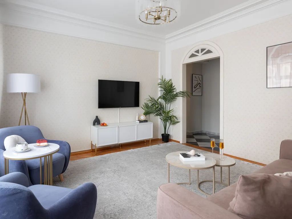 Квартира Квартира Свет и стиль на Б. Дмитровке: у Кремля и Красной Площади — Москва