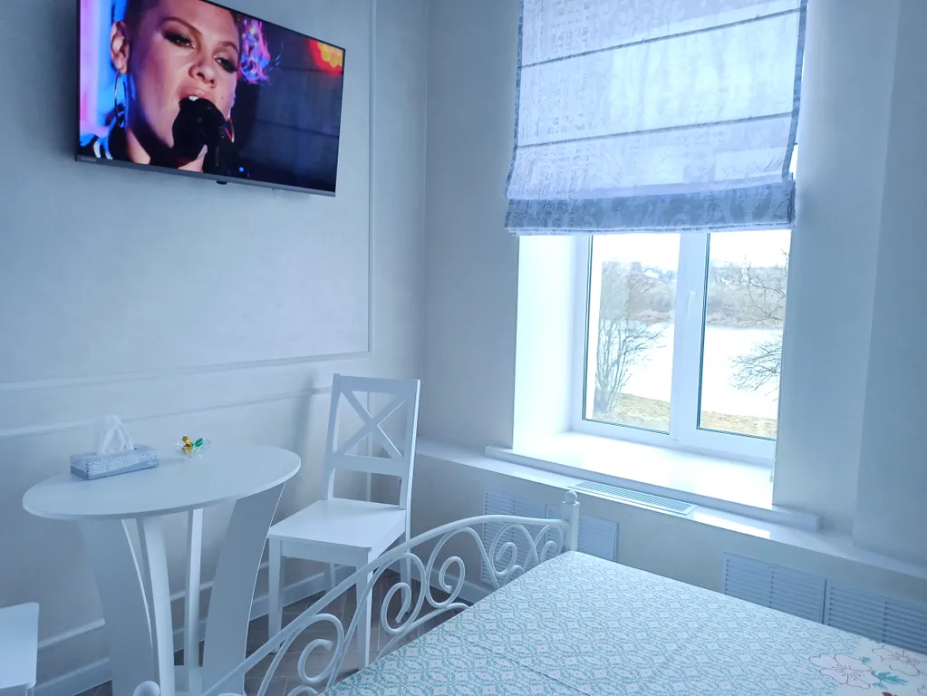 Студия в классическом стиле с видом на реку