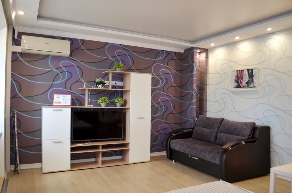 Современная и стильная квартира с кондиционером в центре