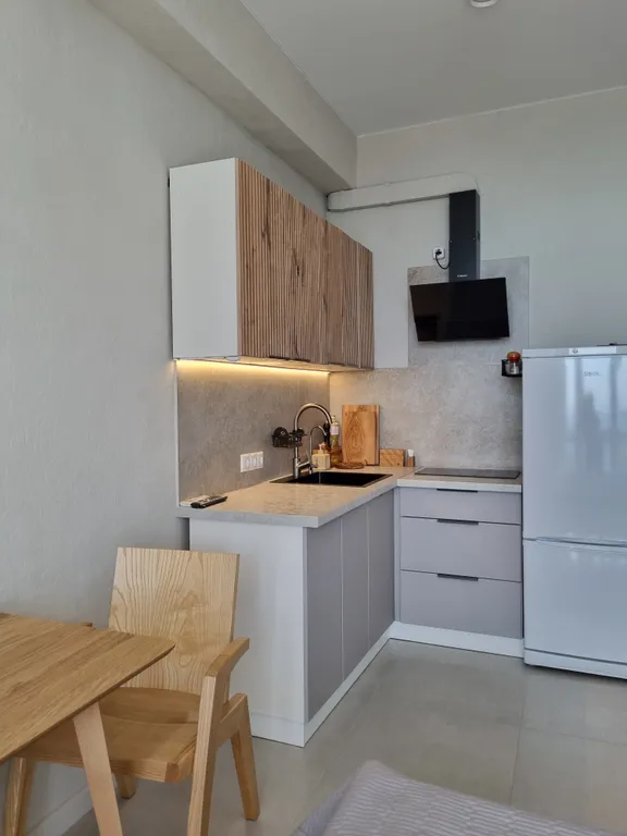 Студия в Ласпи с видом на море