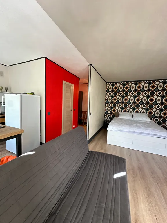 Современная студия с видом на гору в 2х минутах от Онежского озера