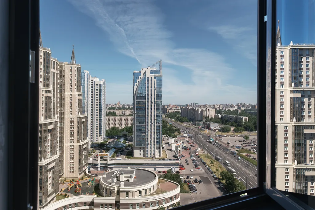 Квартира Квартира Студия с кондиционером ЖК Питер — Санкт-Петербург