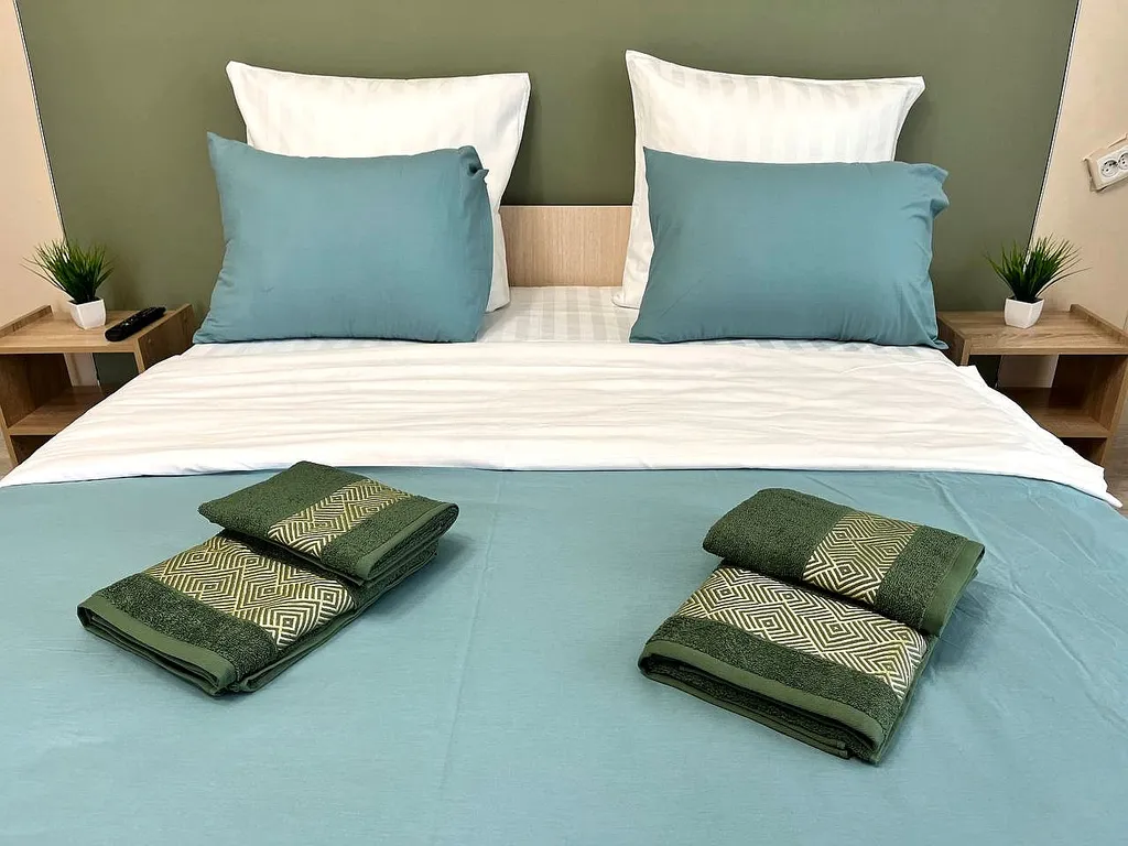 Уютная 2-комнатная квартира для 1-5 гостей, с раздельными комнатами