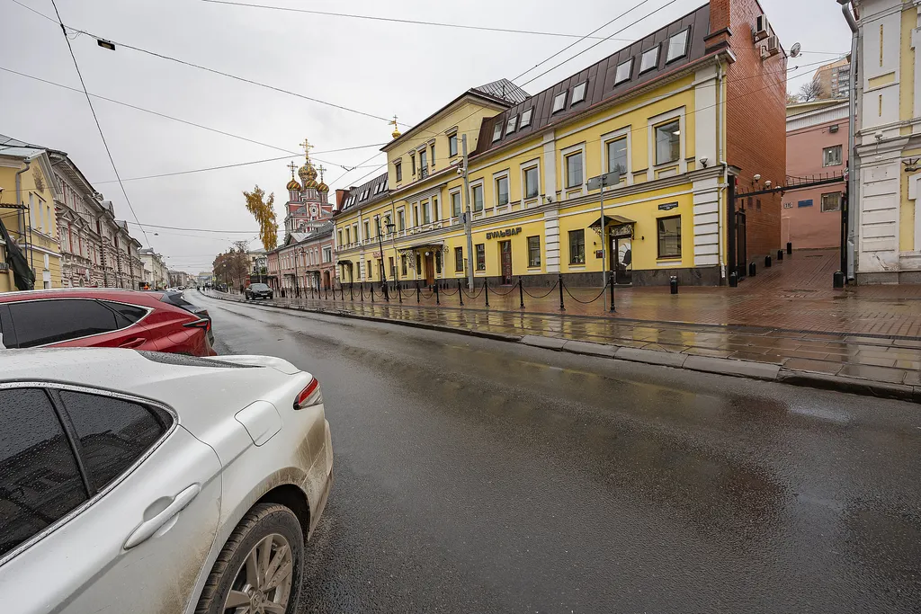 Квартира Квартира Студия у главной набережной. Завтрак с видом на Волгу — в 5 мин — Нижний Новгород