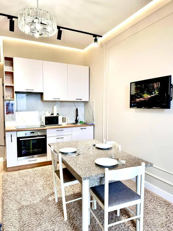 Квартира Уютная и стильная квартира с видом на город в ЖК Комфорт Сити — Алматы