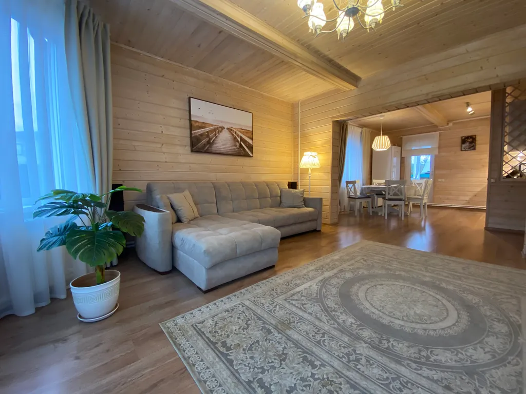 Коттедж с сауной и зоной BBQ