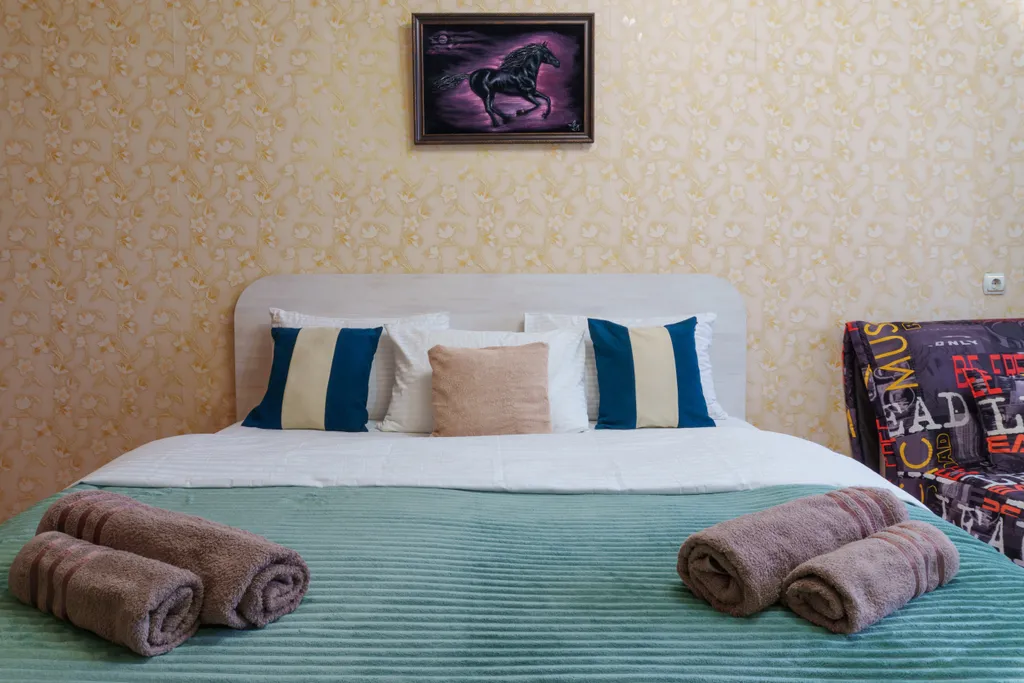 Уютная двухкомнатная квартира (6 гостей 4 спальных места)