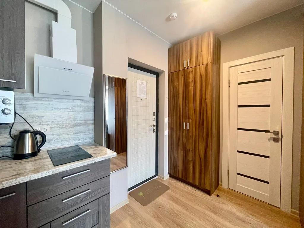 Уютная студия c великoлeпным видoм