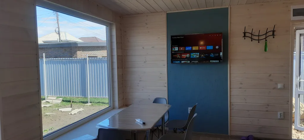 Новый дом в экостиле с мангалом