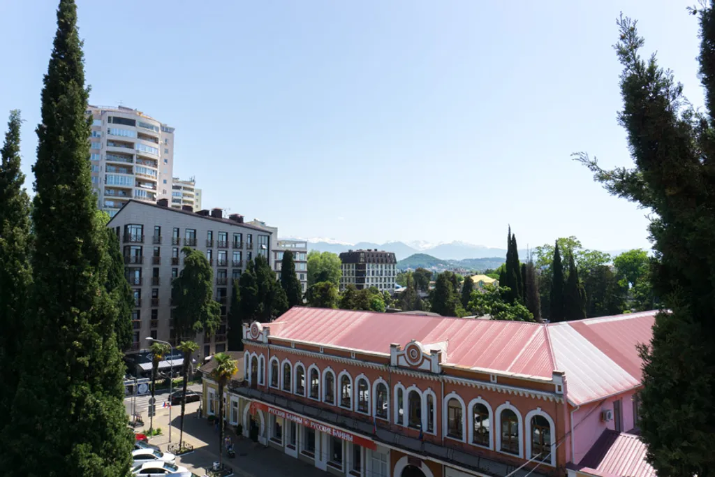 Квартира Квартира Двухкомнатный четырёхместный апартамент с кухней в отеле Либерти Флай — Адлер