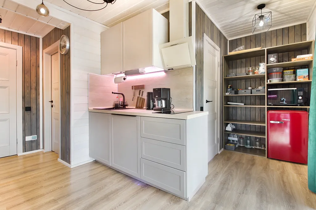 Дизайнерский коттедж с 2 спальнями