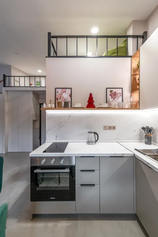 Дизайнерская мансарда Green Attic с кондиционером у Невского проспекта