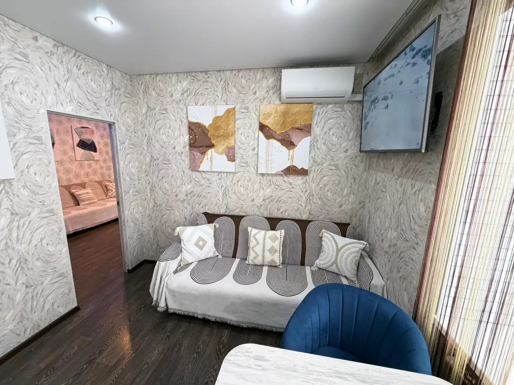 Vip-loft с джакузи, большая 1-комнатная квартира