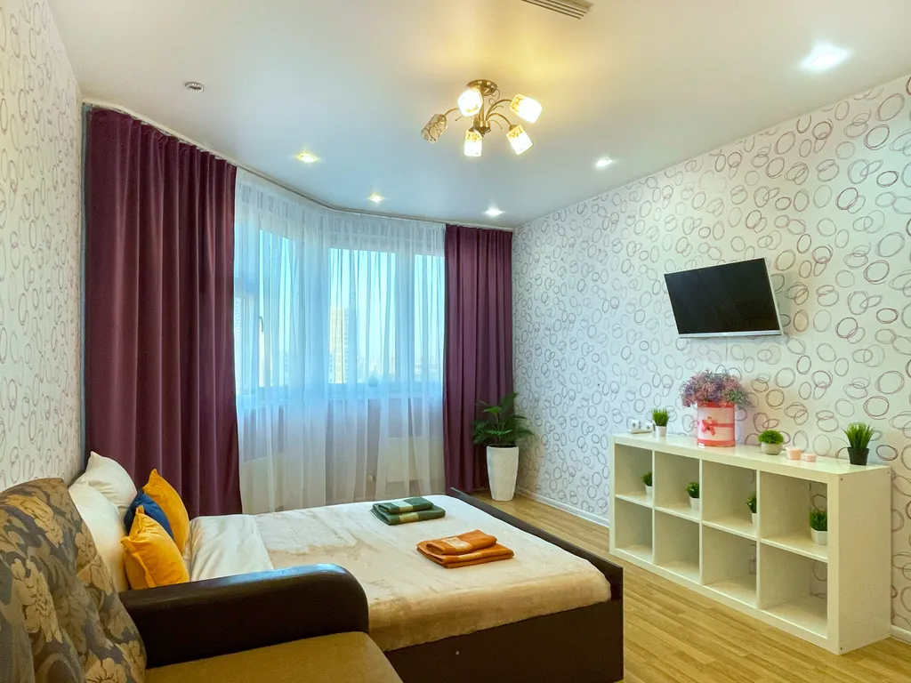 Шикарная квартира до 4 гостей, с большой лоджией