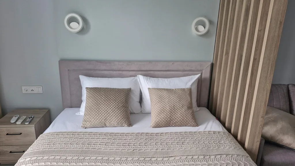 Апартамент с панорамными окнами с видом на море, горы и лес в Хосте