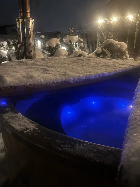 Дом у Коркинского озера с баней, купелью и детской площадкой.