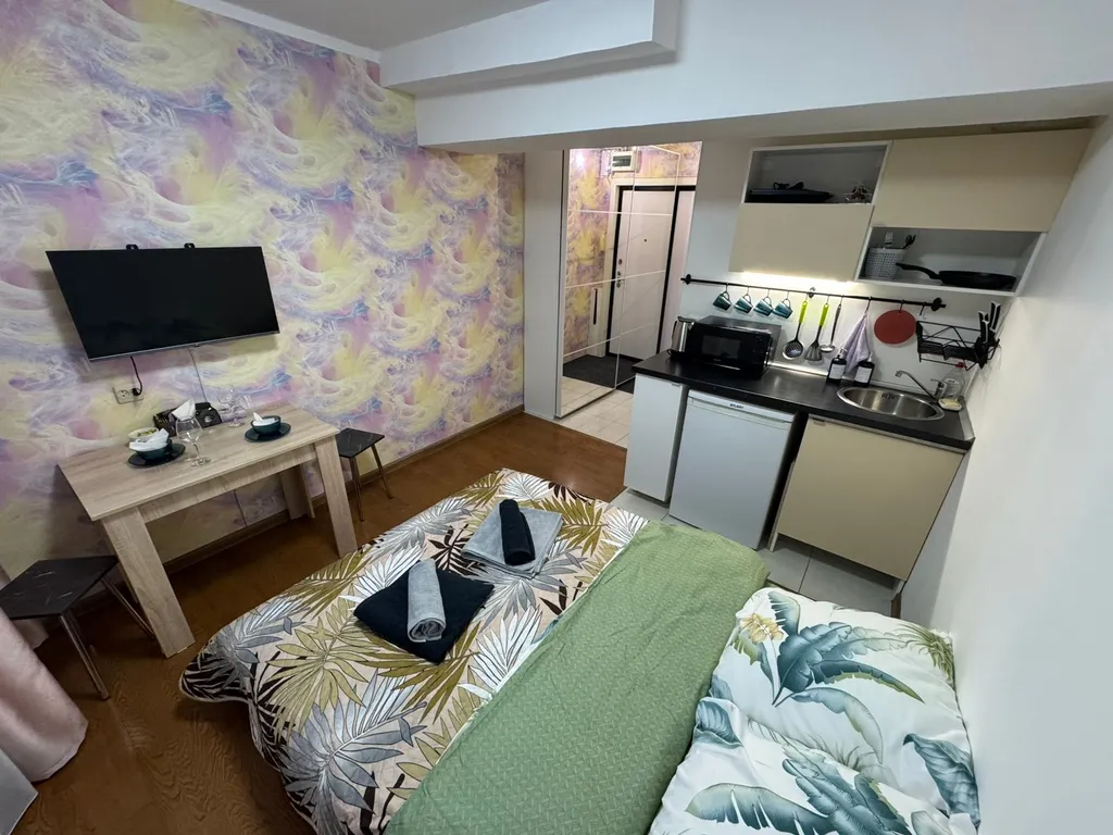 Квартира студия, 18 м², 1 кровать