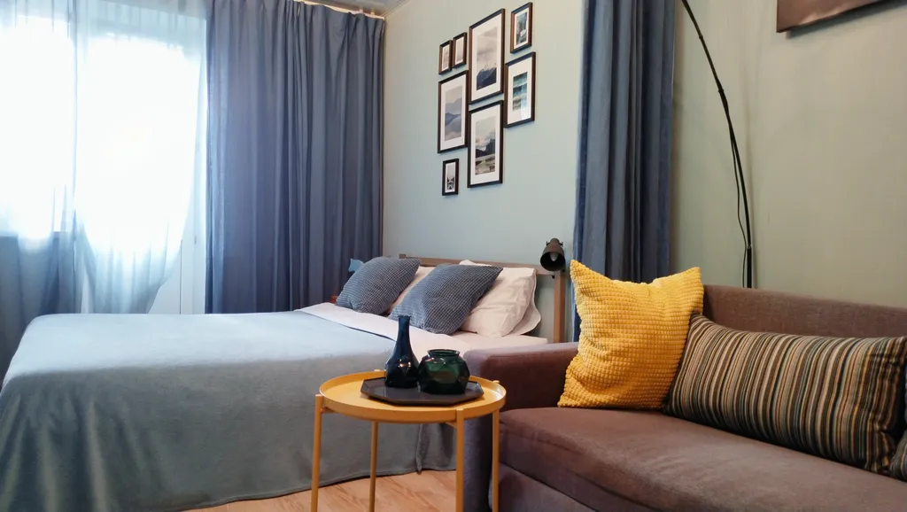 Уютная студия в морском стиле