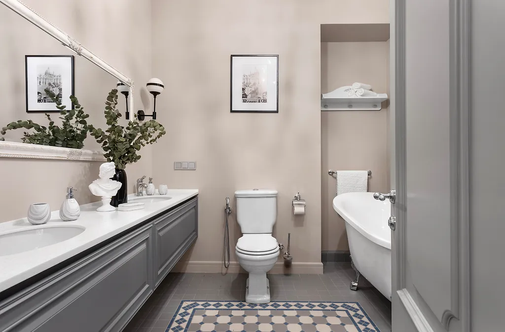 Дизайнеpские апартаменты с балконом