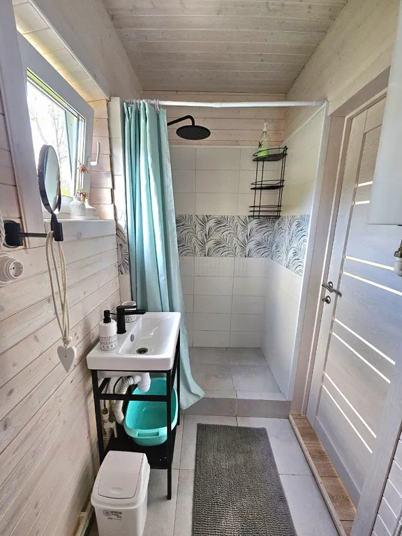 Дом А-фрейм на речке под Клином