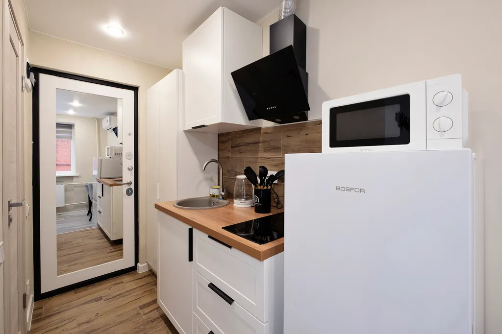 Уютная студия у больницы: тишина, комфорт и всё необходимое под рукой