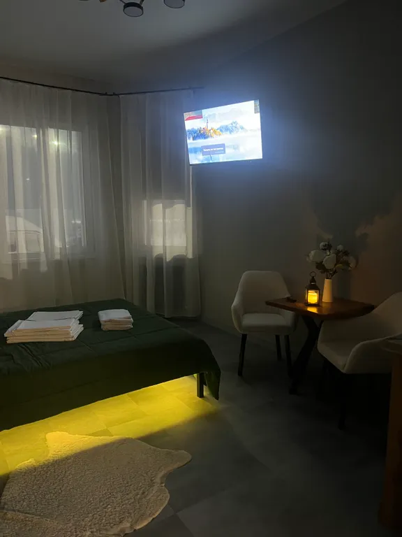 Уютная студия с видом на горнолыжный комплекс