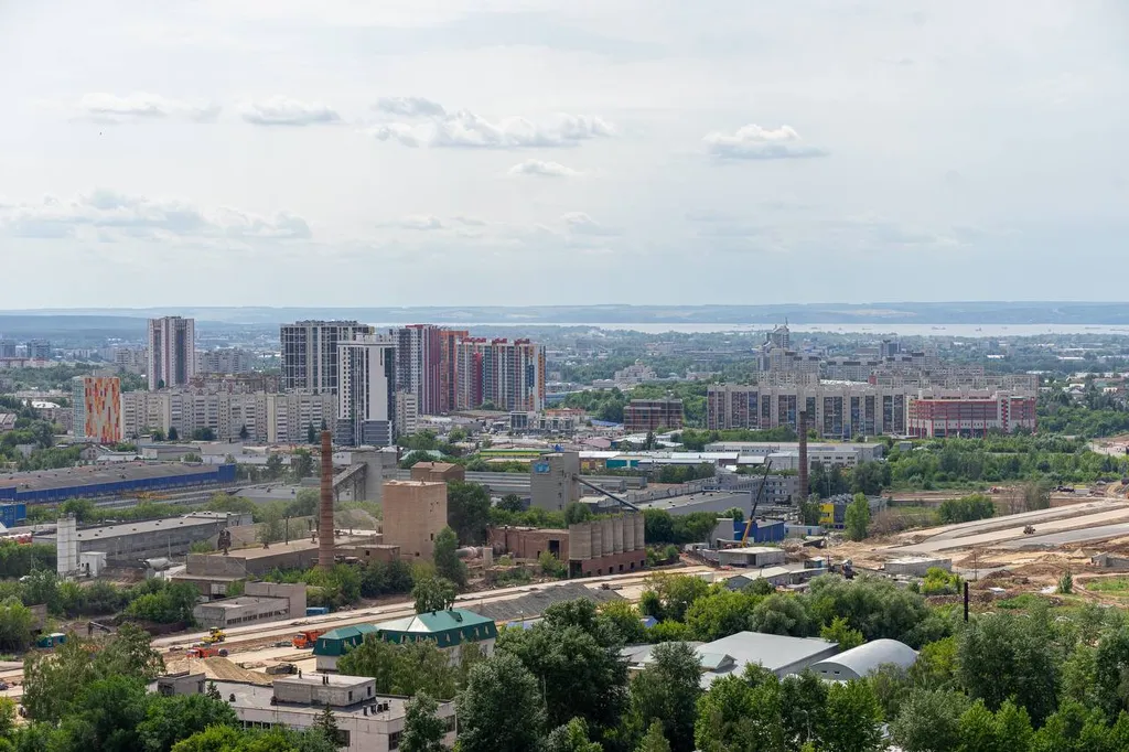 Квартира Квартира с видом на город около ТЦ Мега — Казань