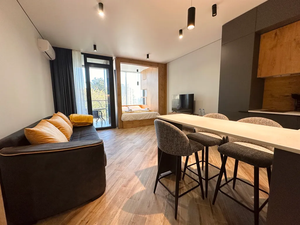 Квартира Квартира Просторная студия Вид на море и двор — Батуми