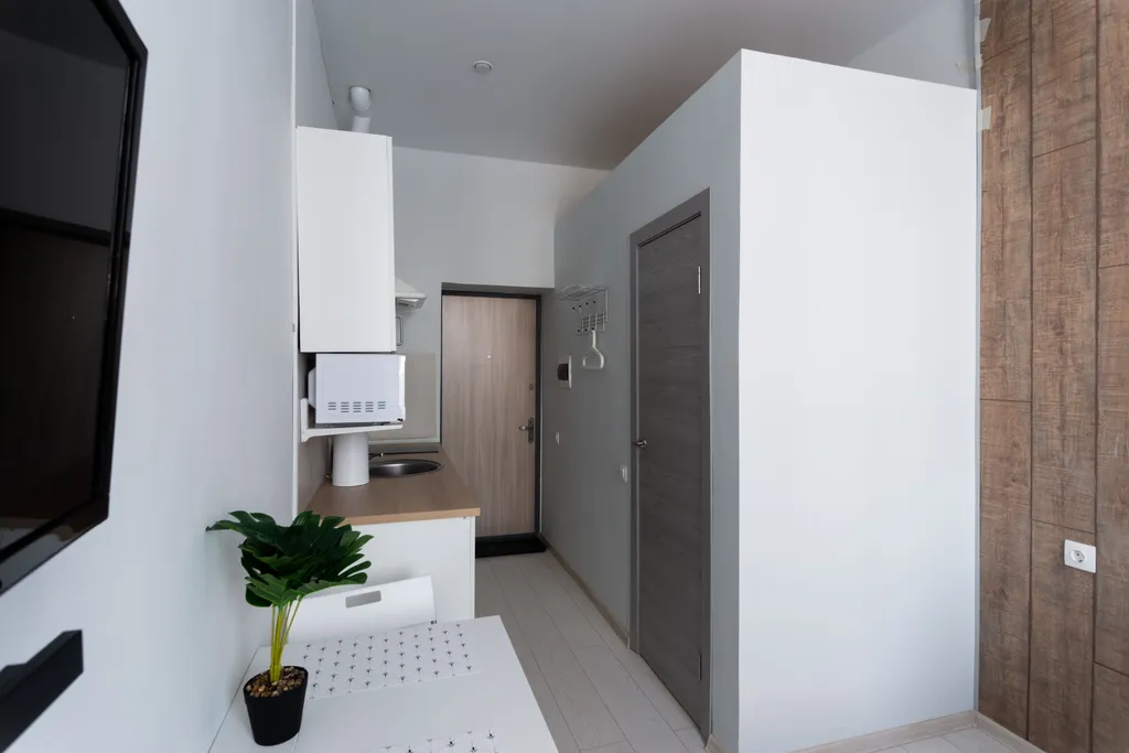 Квартира-студия с евроремонтом