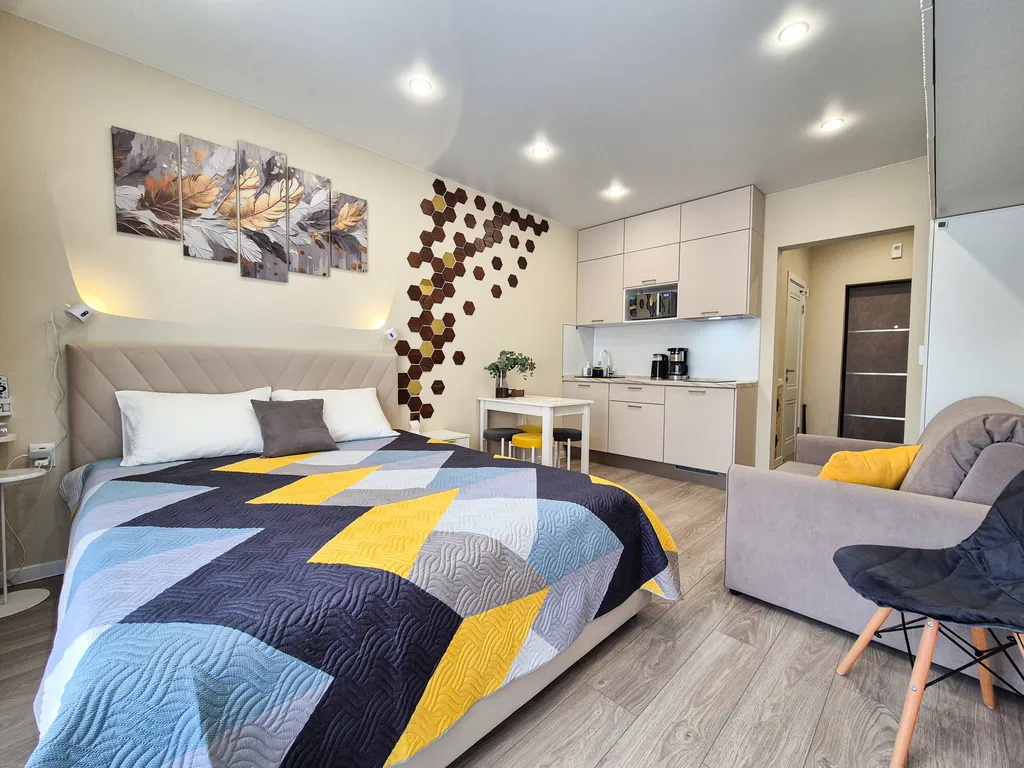 Студия в Летнем с видом на лес