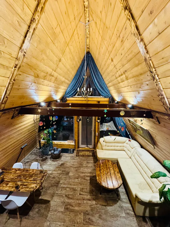 Уютный A-frame дом