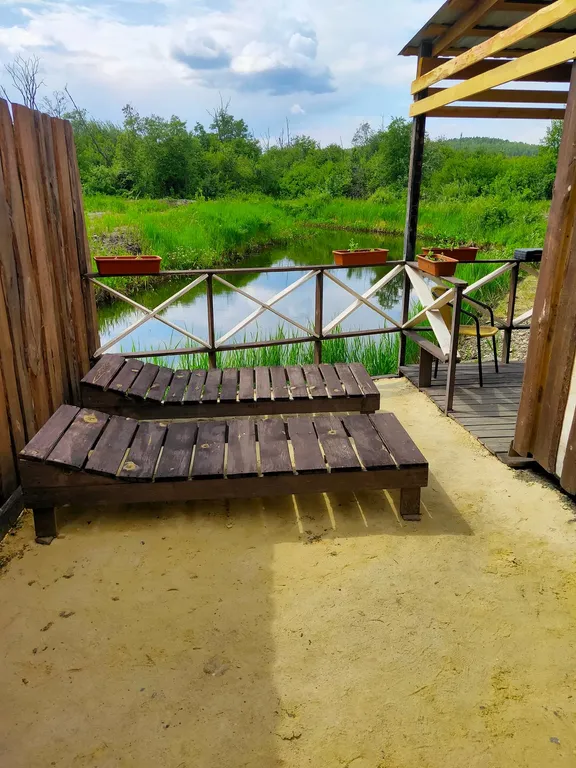 3 местный экодом с видом на пруд